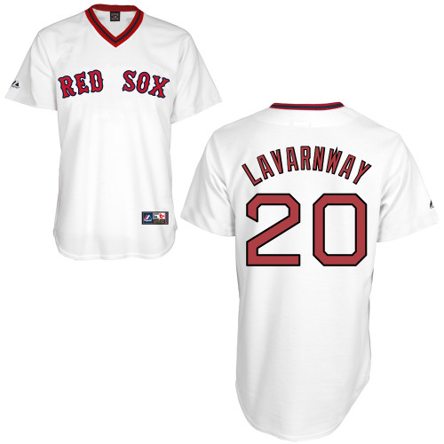 Ryan Lavarnway #20 mlb Jersey-Boston Red Sox Women's Authentic Home Alumni Association Baseball Jersey
